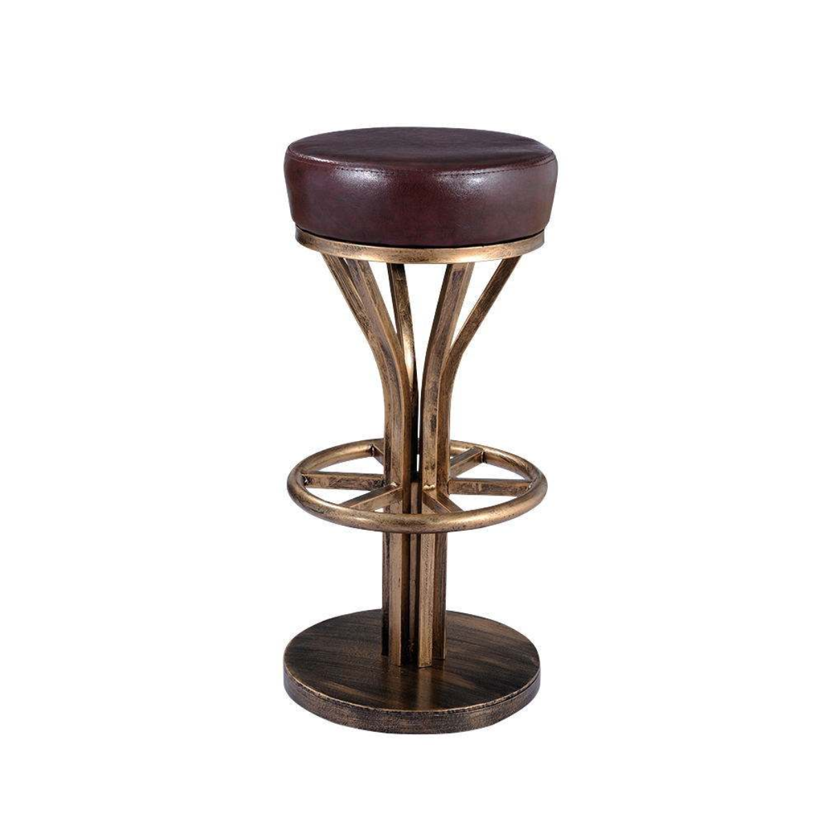 Bronze Cage Bar Stool